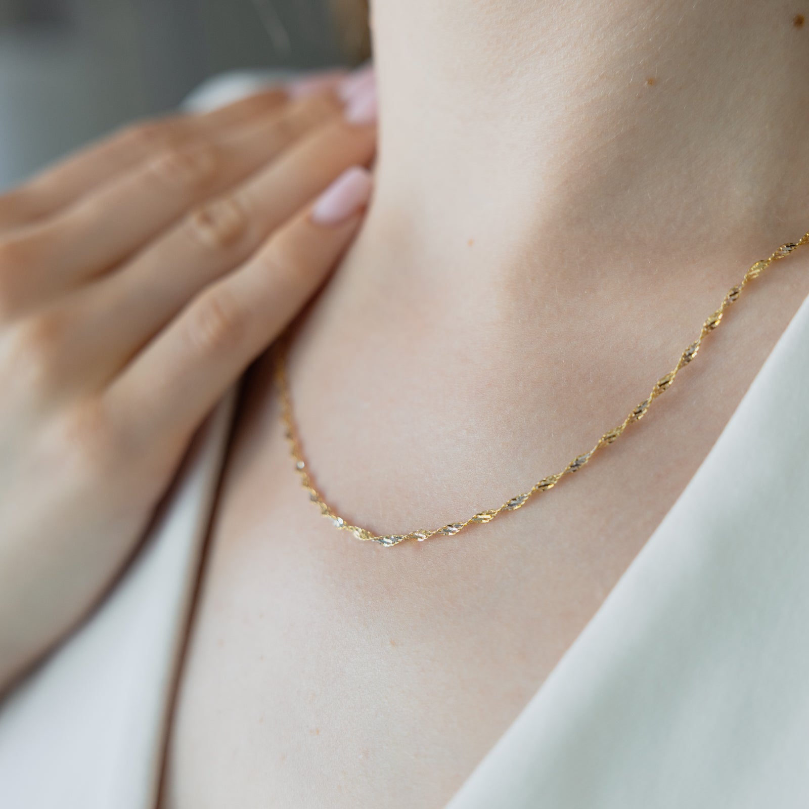 Gelbgold Kette 2