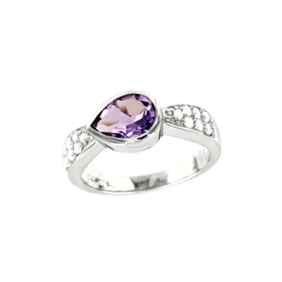 Damenring mit Amethyst