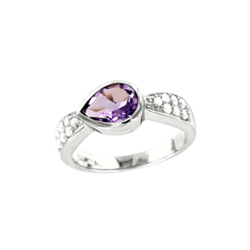 Damenring mit Amethyst