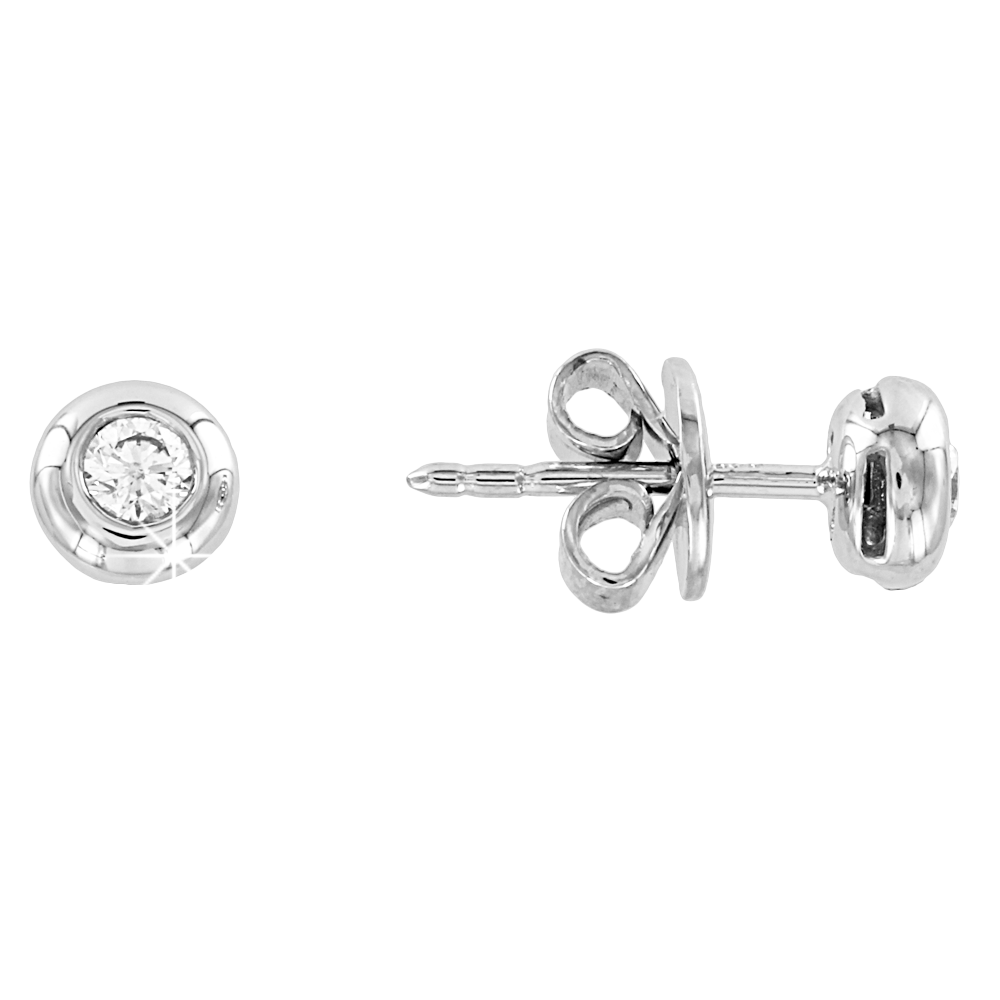 Ohrstecker mit  Brillanten