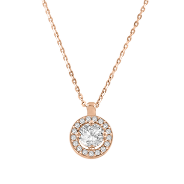Collier mit Anhänger und Zirkonia