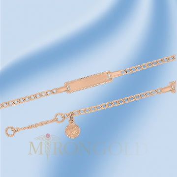 Kinderarmband, 585°, Rotgold