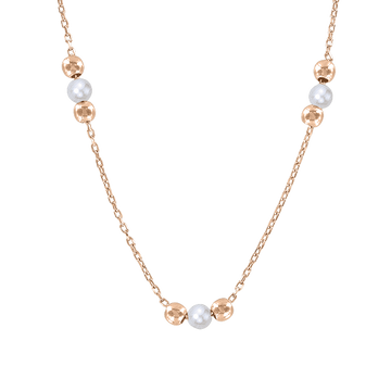 Collier mit Perlen