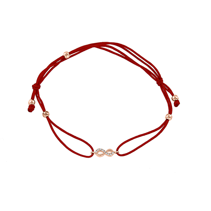 Armband "Unendlichkeit" mit Zirkonia