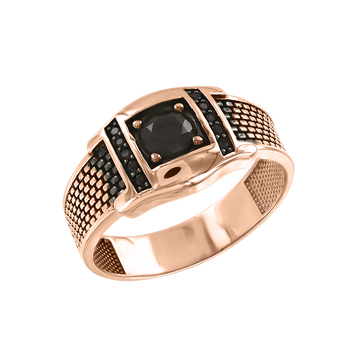 Herrenring mit Zirkonia