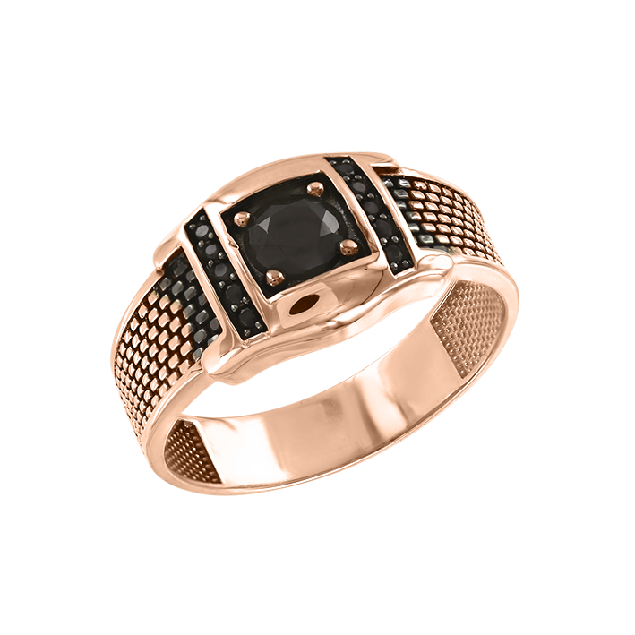 Herrenring mit Zirkonia