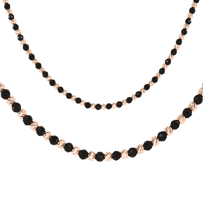 Collier oder als Armband mit Onyx