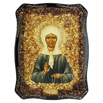 Orthodoxe Ikone der seligen Matrone von Moskau