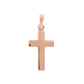 Vergoldeter Anhänger Kreuz