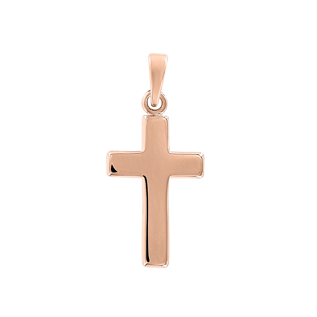 Vergoldeter Anhänger Kreuz