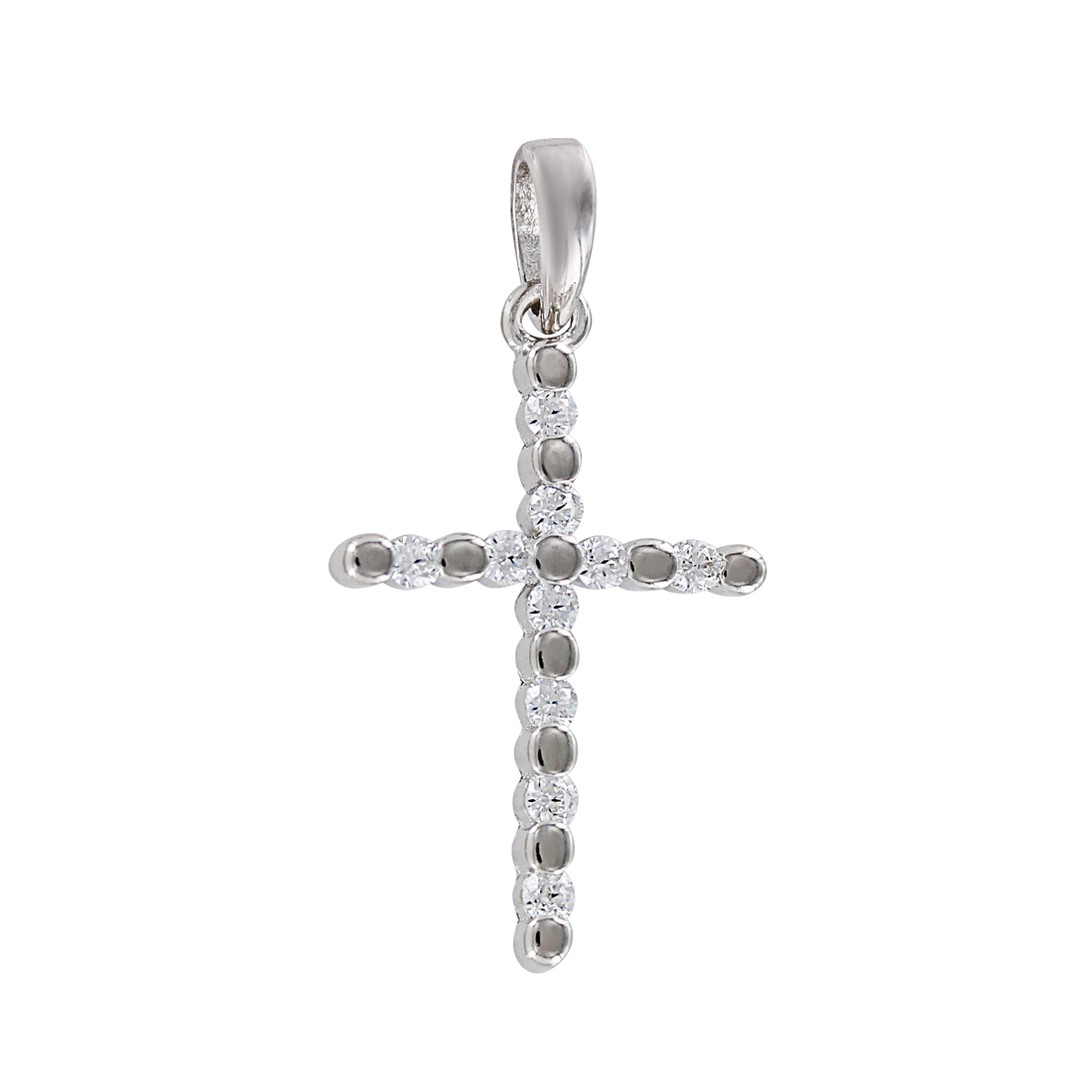 Anhänger – Kreuz mit Zirkonia