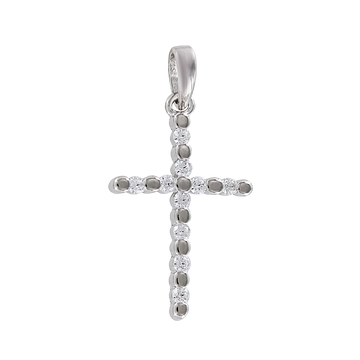 Anhänger – Kreuz mit Zirkonia