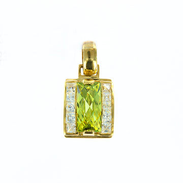 Anhänger mit Peridot und Zirkonia