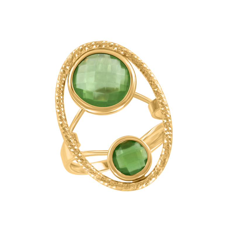 Damenring mit Peridot