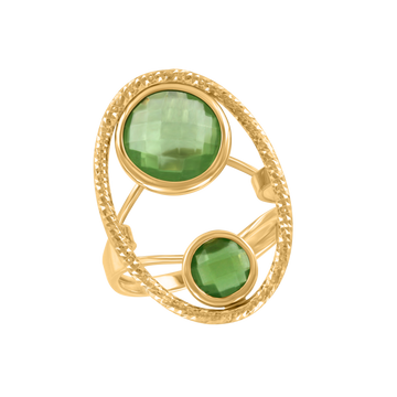 Damenring mit Peridot