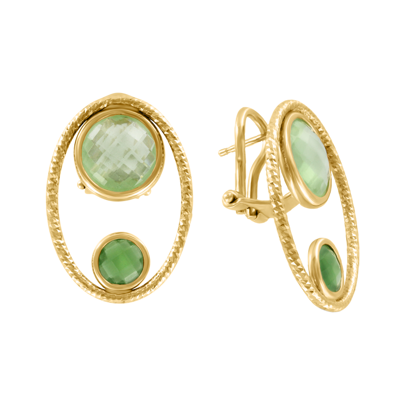 Ohrhänger mit Peridot