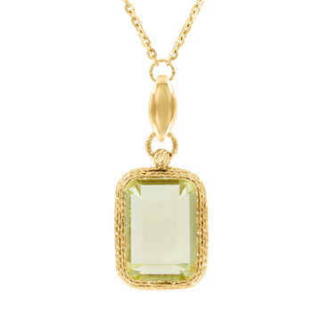 Collier mit grünem Amethyst