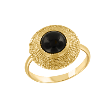 Damenring mit Onyx