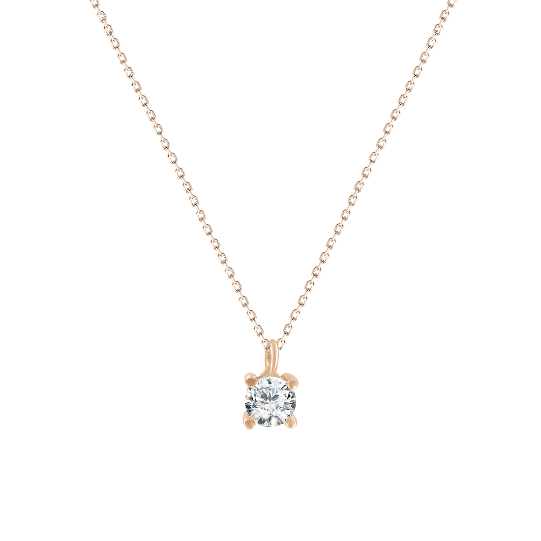 Collier mit Anhänger und Zirkonia