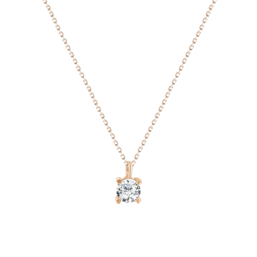Collier mit Anhänger und Zirkonia