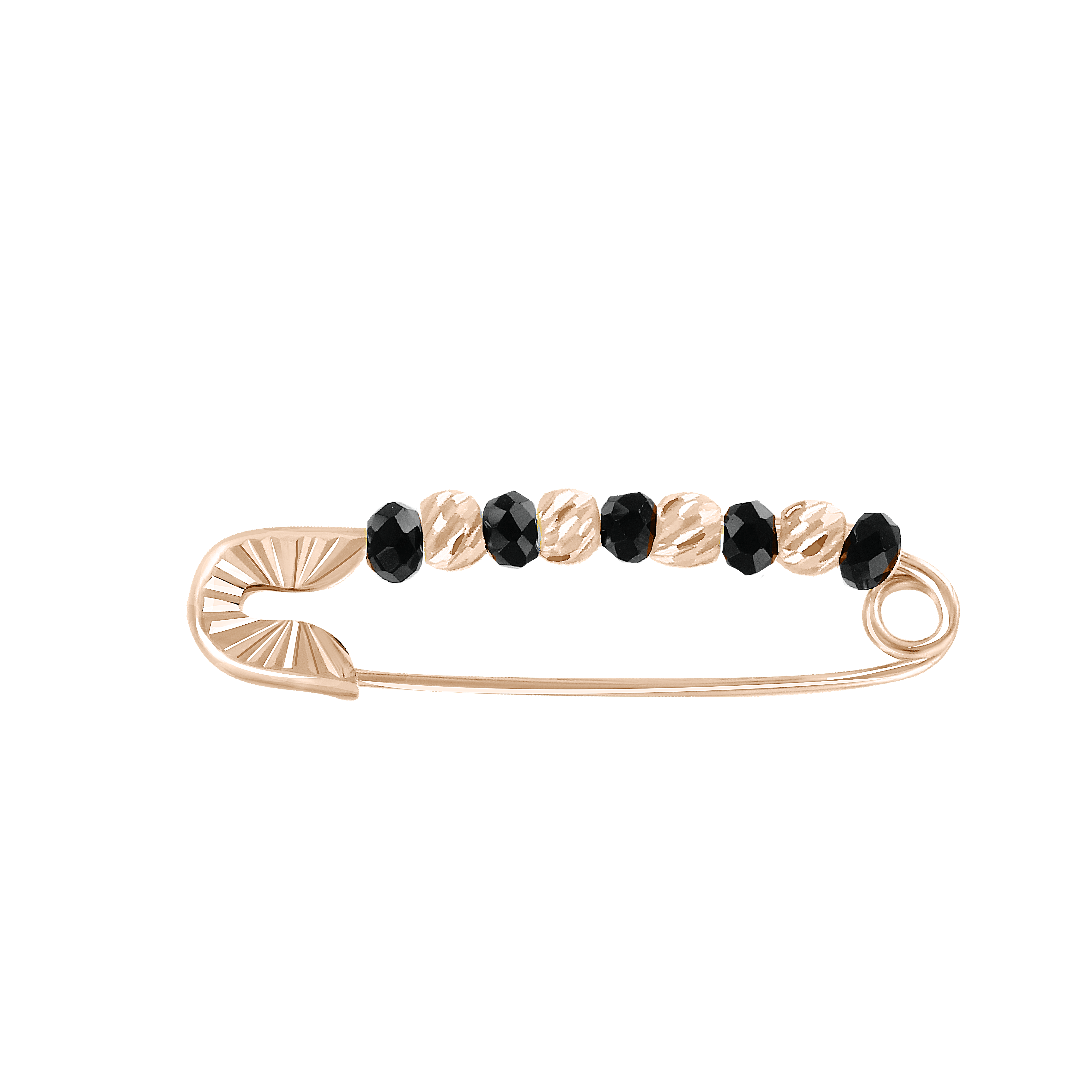 Brosche mit Onyx