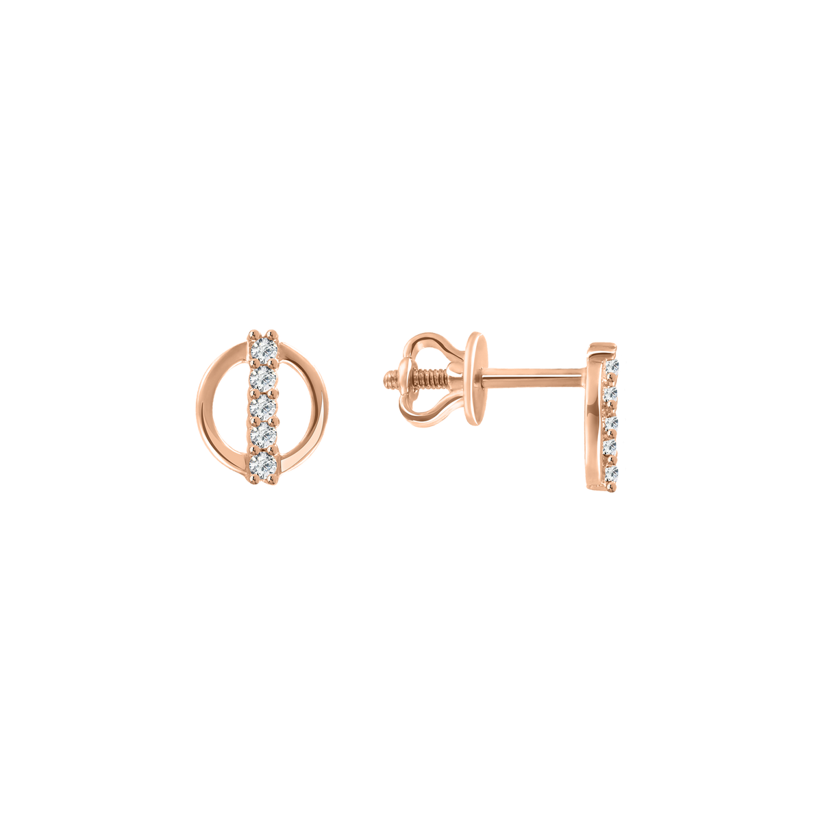Ohrstecker mit Zirkonia