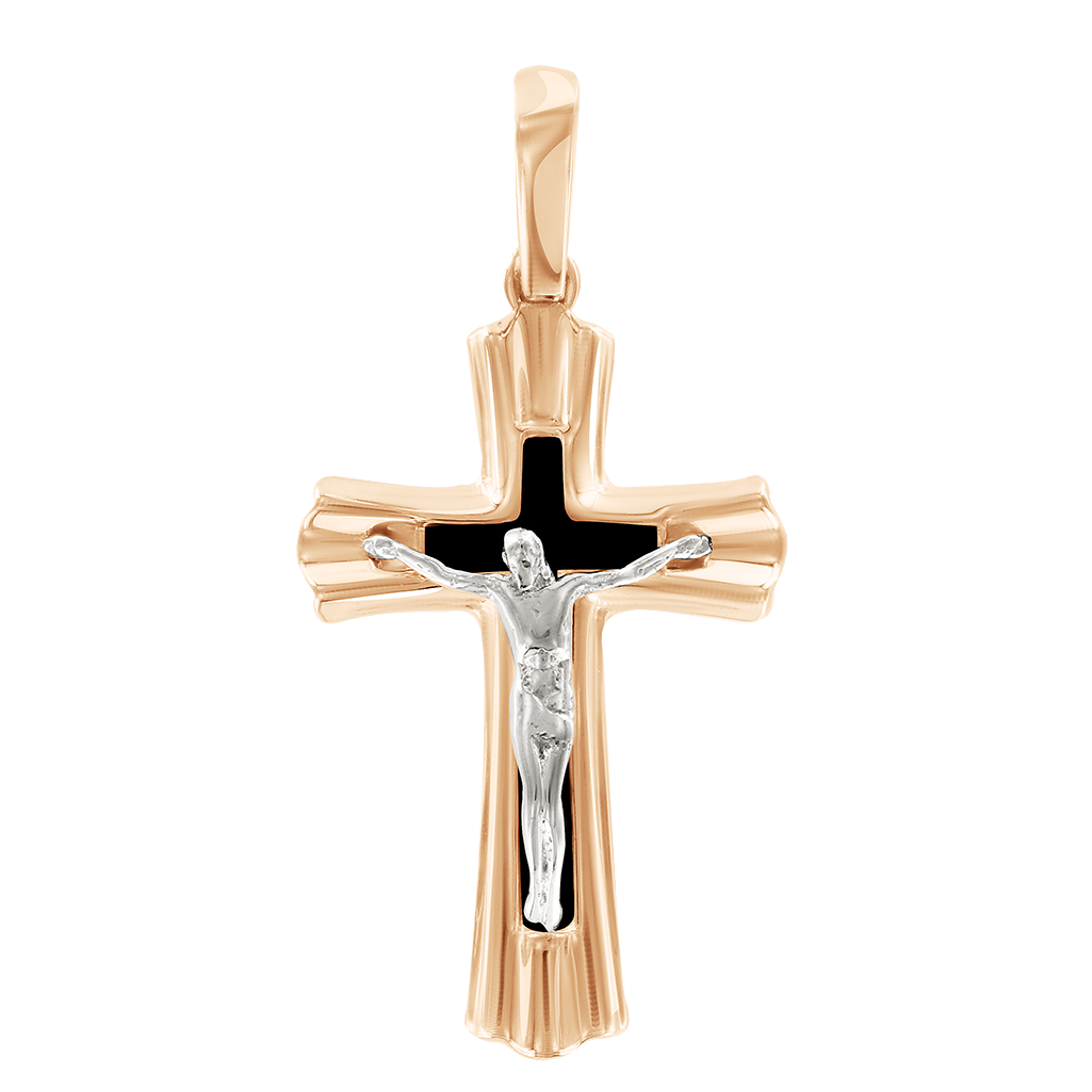 Anhänger – Kreuz mit Emaille