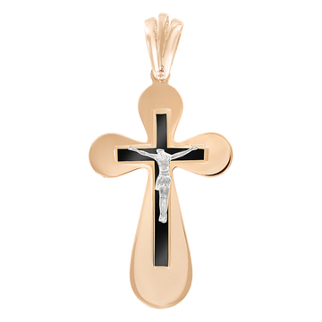 Anhänger – Kreuz mit Emaille