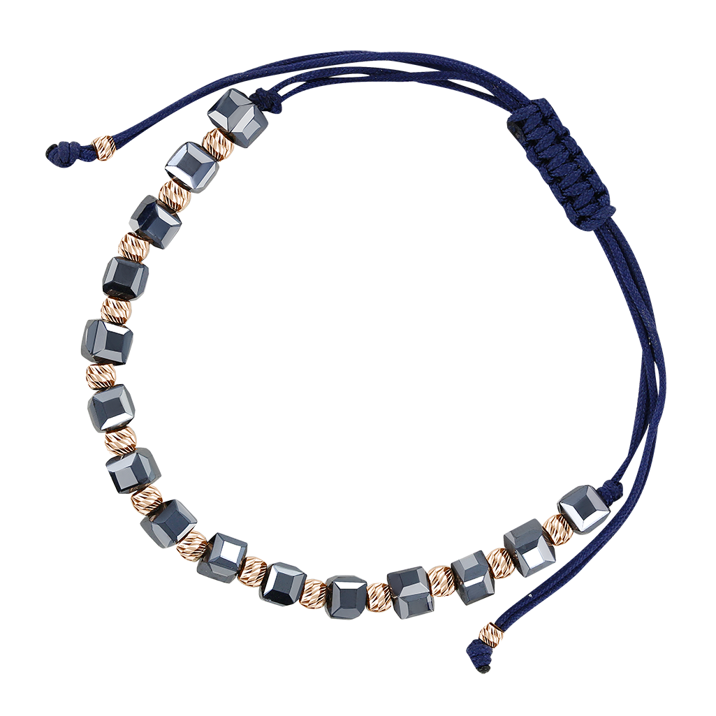 Armband mit Rotgold Kugeln