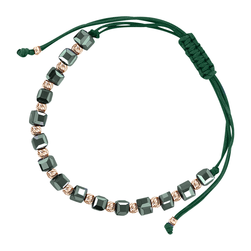 Armband mit Rotgold Kugeln