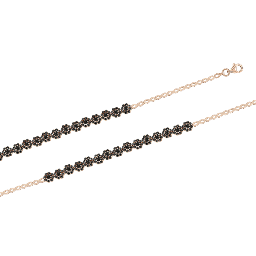 Armband mit schwarzen Zirkonia