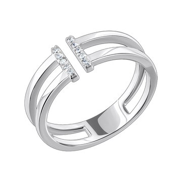 Damenring mit Zirkonia
