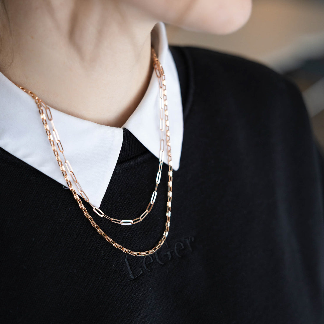 Goldkette und Armband