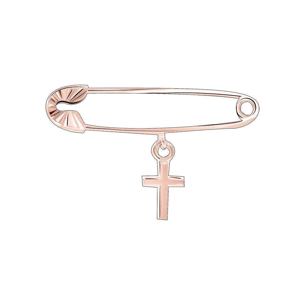 Brosche mit Kreuz