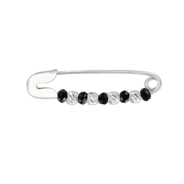 Brosche mit Onyx