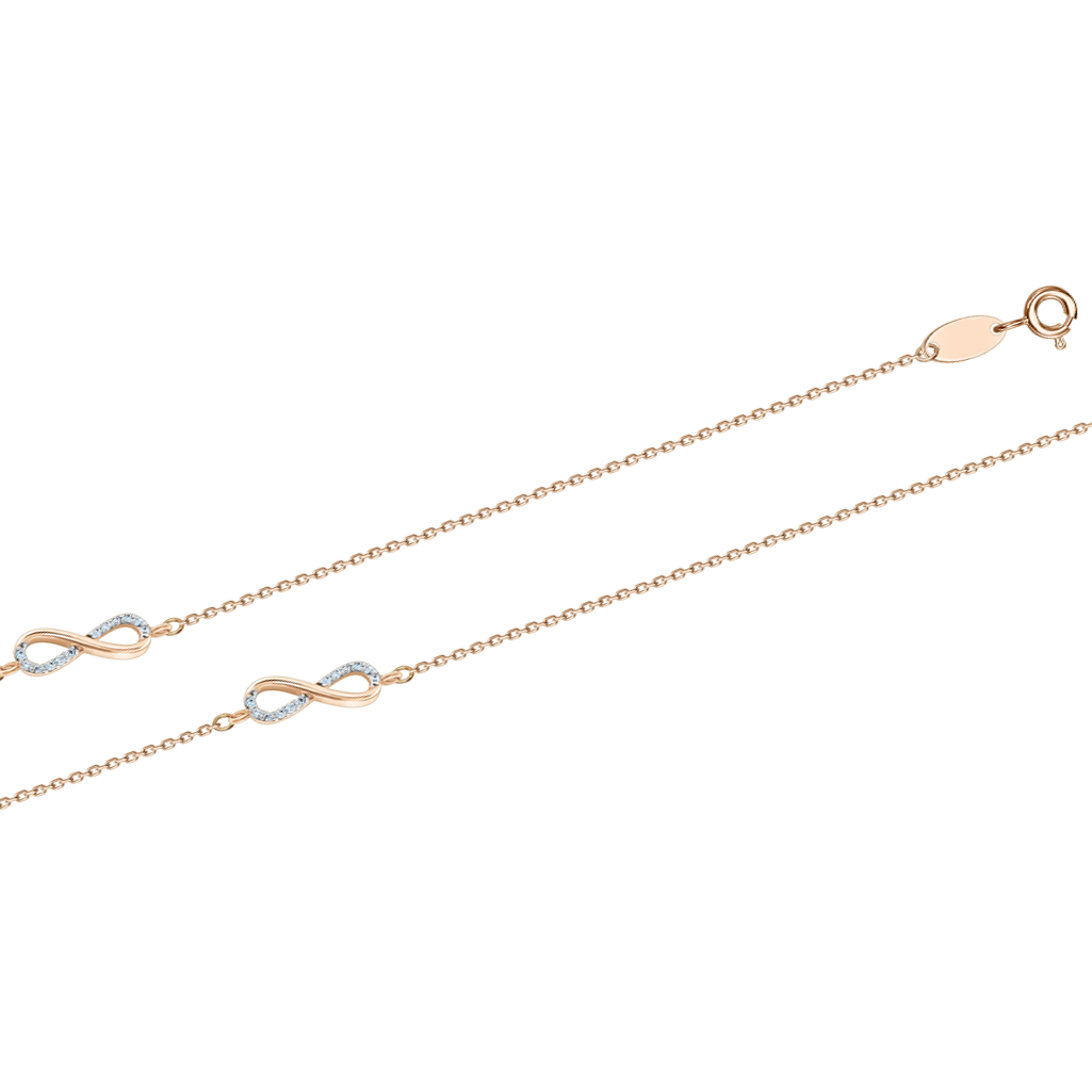 Armband "Unendlichkeit" mit Zirkonia