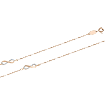 Armband "Unendlichkeit" mit Zirkonia