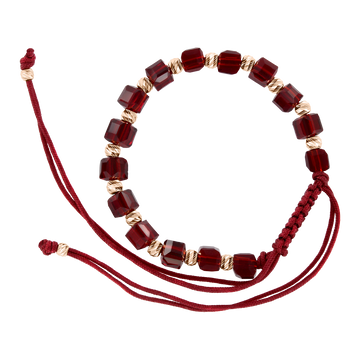 Armband mit Rotgold Kugeln