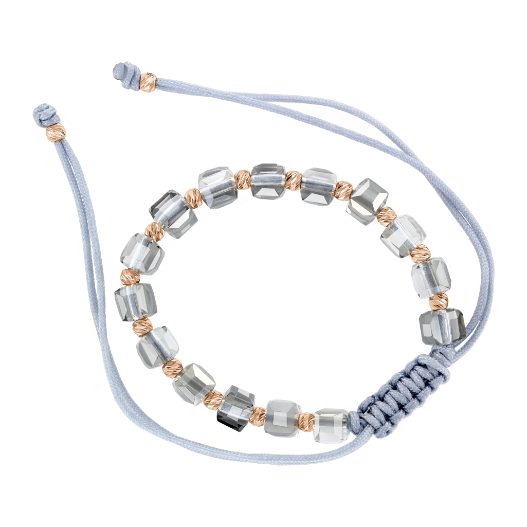 Armband mit Rotgold Kugeln