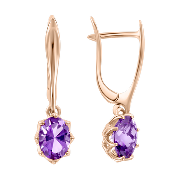 Ohrhänger mit Amethyst