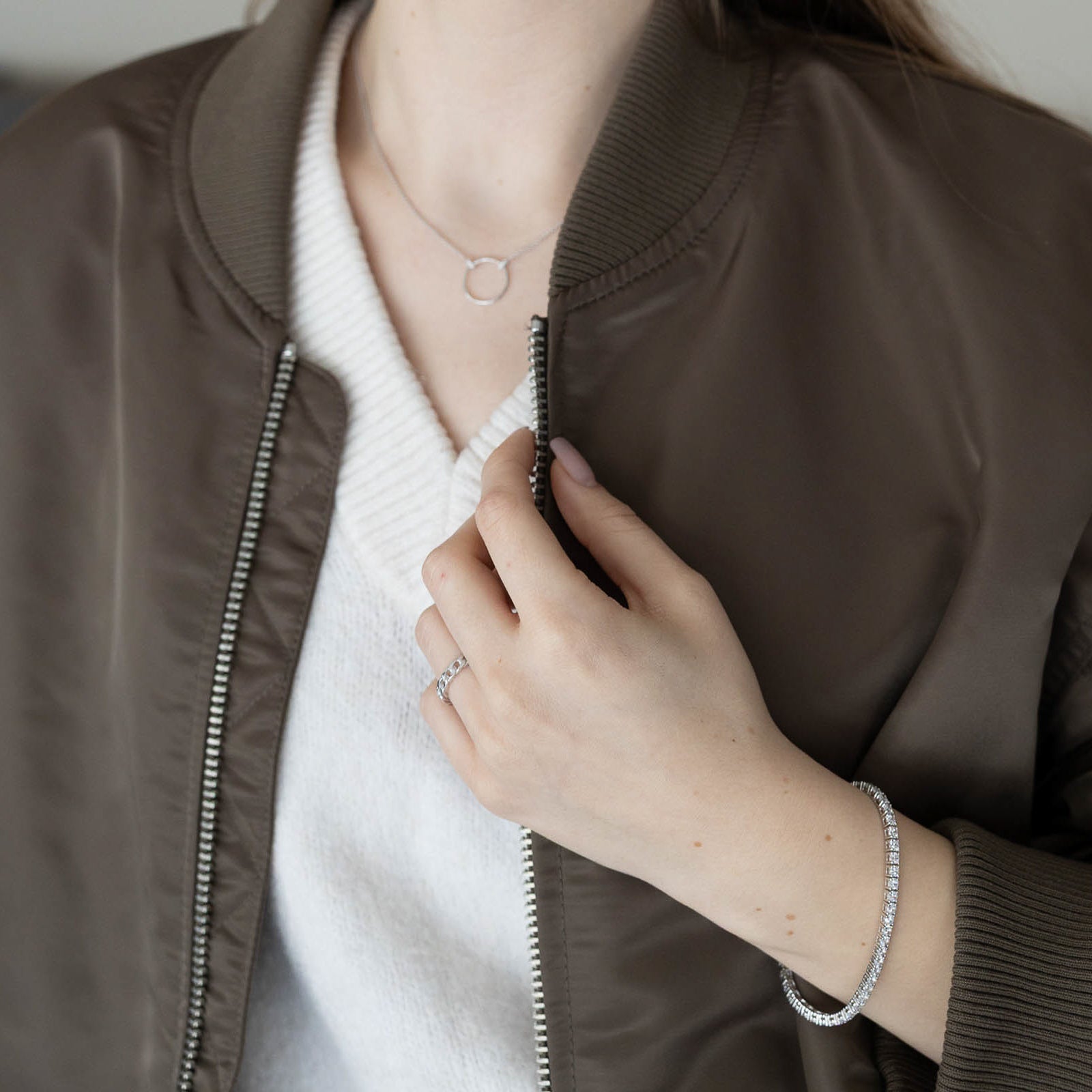 Collier mit Zirkonia 4