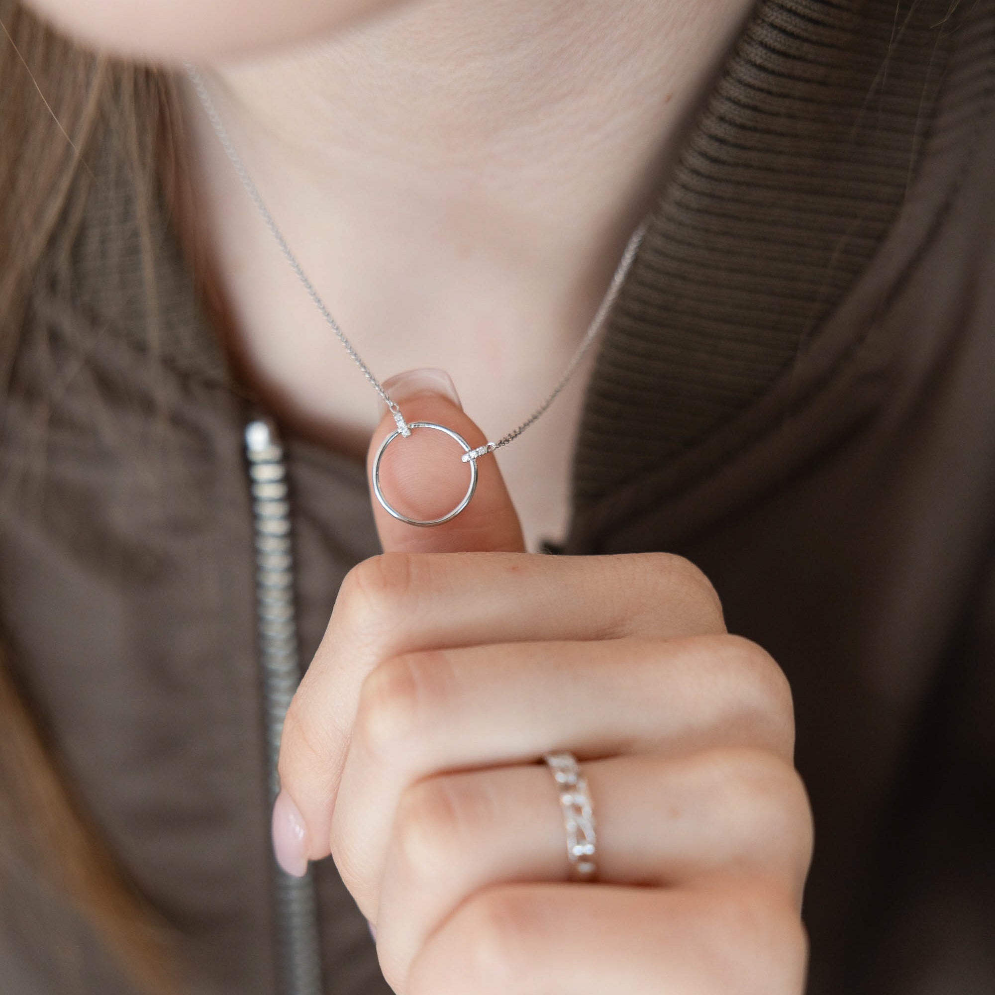 Collier mit Zirkonia 3