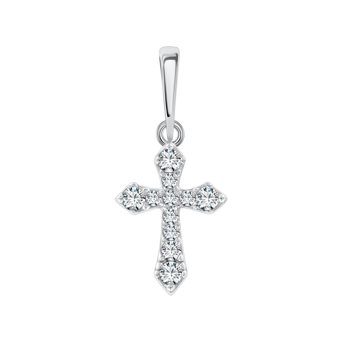 Anhänger – Kreuz mit Zirkonia