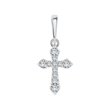 Anhänger – Kreuz mit Zirkonia