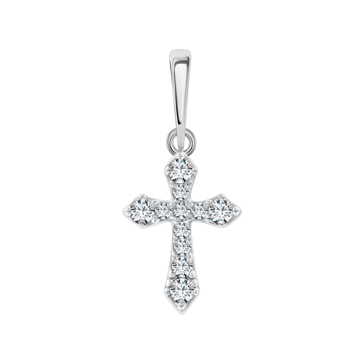 Anhänger – Kreuz mit Zirkonia