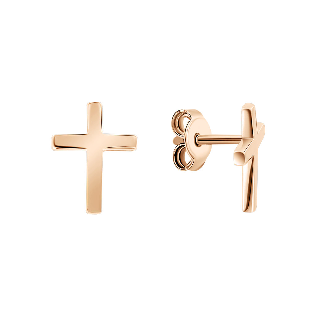 Ohrstecker "Kreuz"