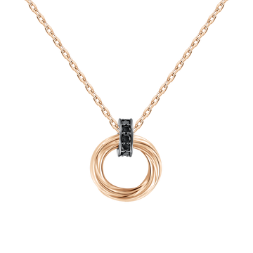 Collier mit Anhänger und Zirkonia