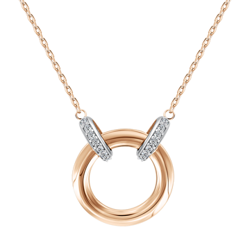Collier mit Anhänger und Zirkonia