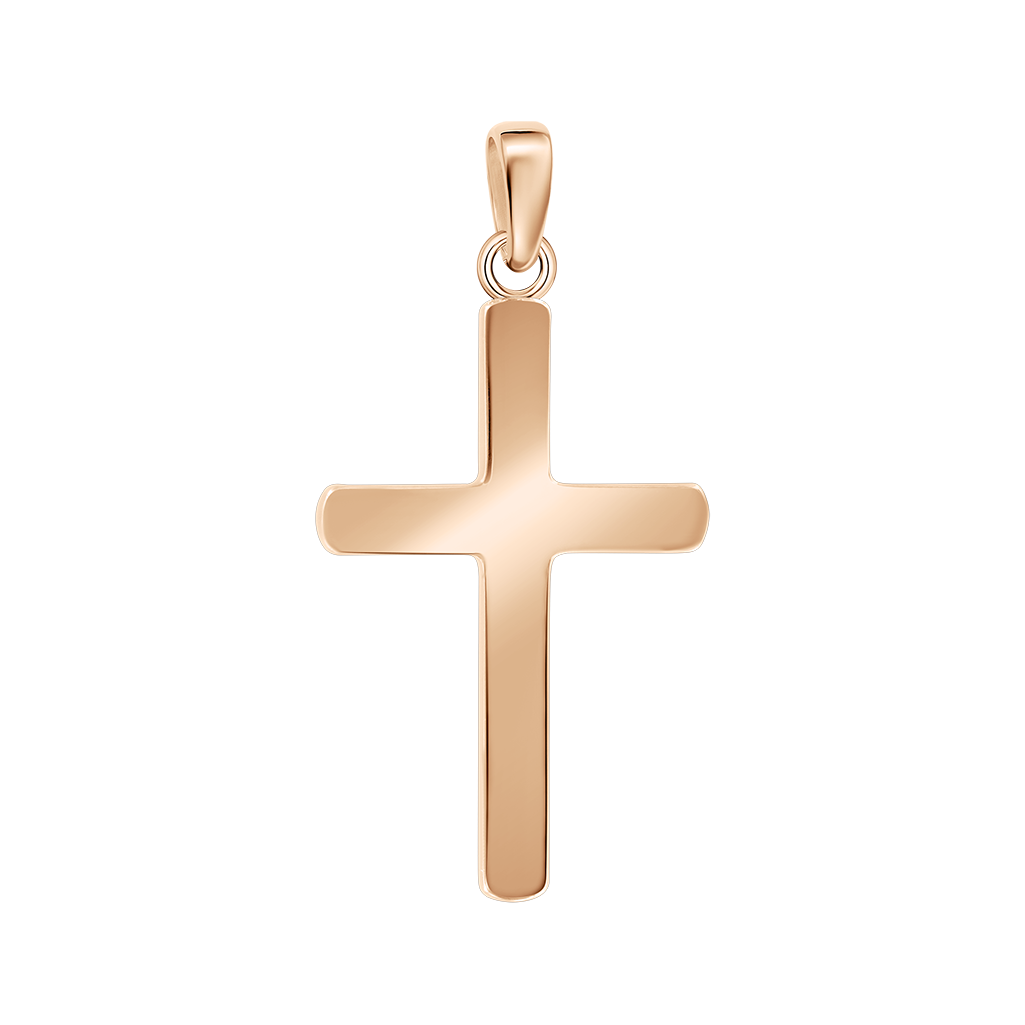 Vergoldeter Anhänger - Kreuz