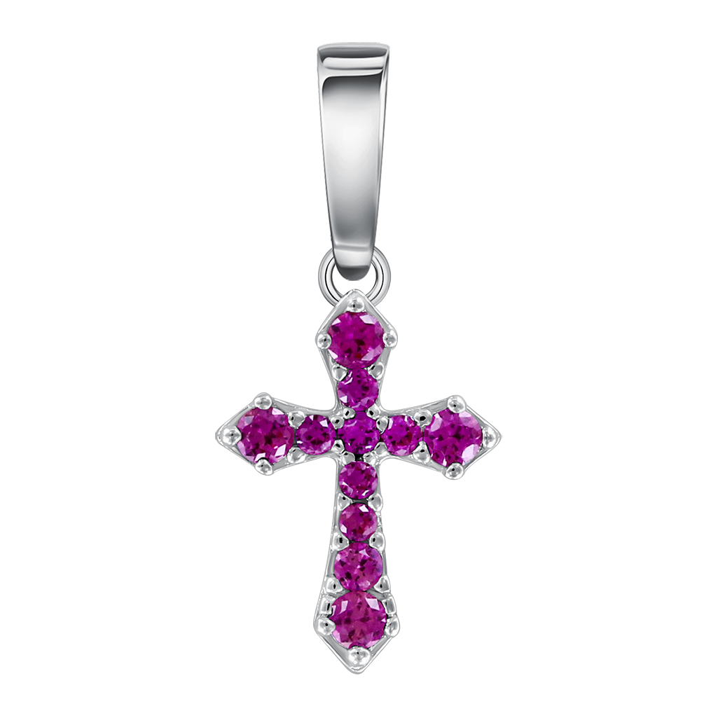 Anhänger – Kreuz mit Zirkonia